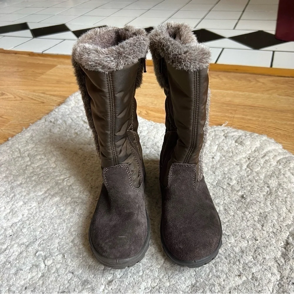Ricosta Girls Haley Sympatex Waterproof Fashion Waterproof Brown Boots Size 29
